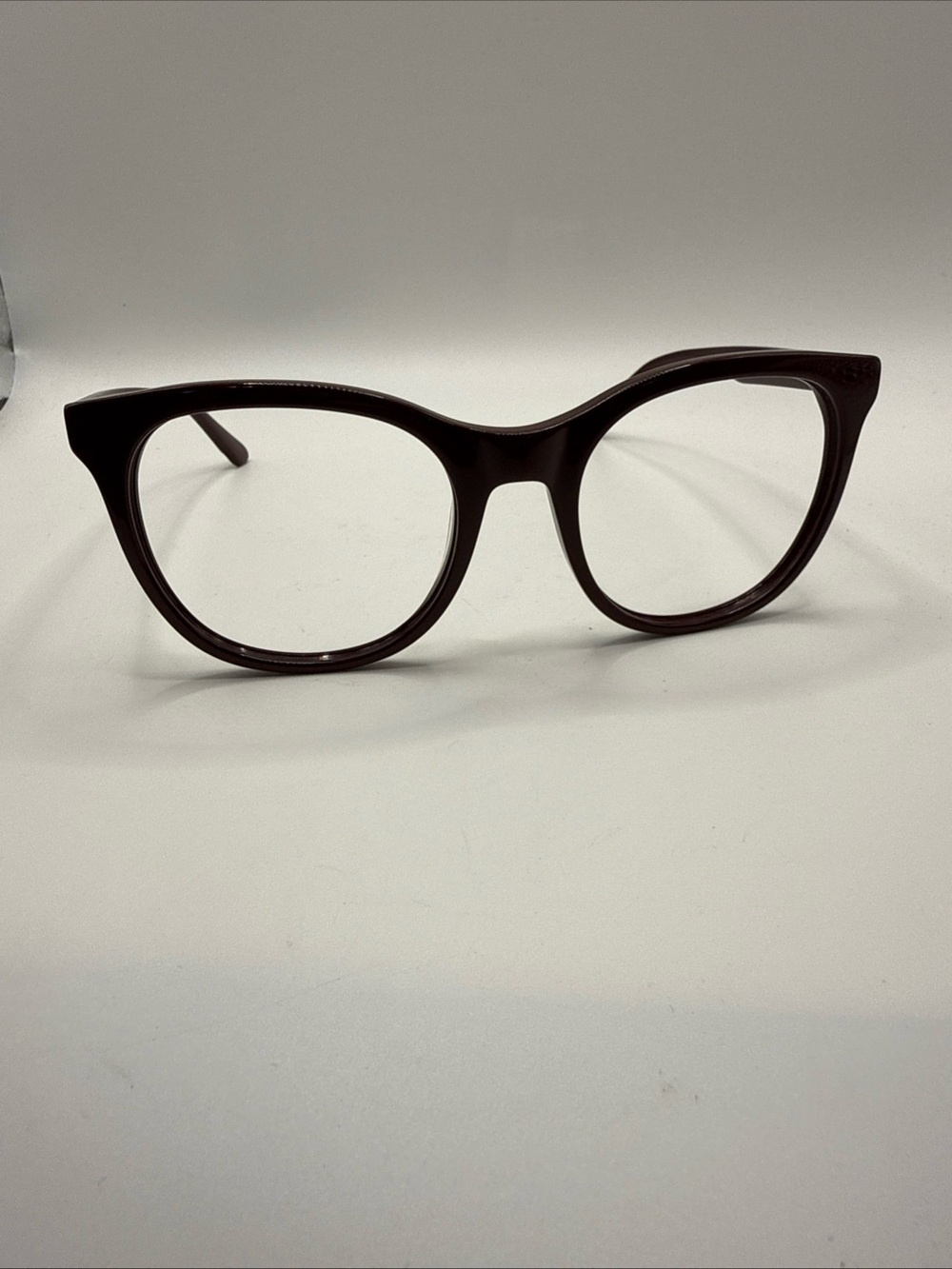 Amelia E 32-000716 Kristy Burgundy Cat Eye Eyeglasses Frame 54-20-140- NO LENSES